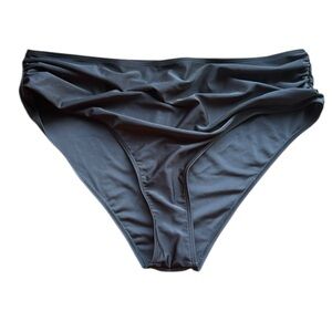 Black 4X High Waisted Tummy Control Bikini Bottoms